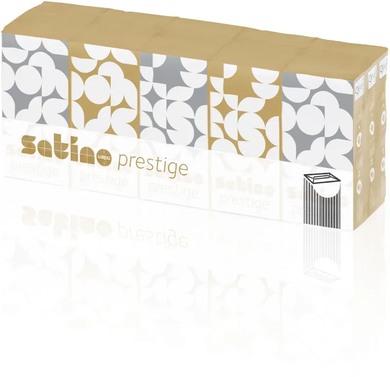 SATINO Taschent&uuml;cher Satino Prestige 113940 4-lagig, 15 Stk. 10 Blatt