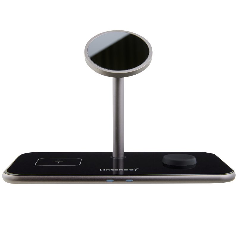 INTENSO Magnetic Wl Charg. Stand MB13 7410810 MagSafe comp., 3 in 1 black