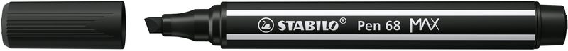 STABILO Fasermaler Pen 68 MAX 2+5mm 768/46 schwarz