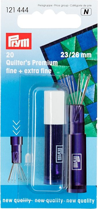 Prym Quilting-N&auml;hnadeln, silber sortiert
