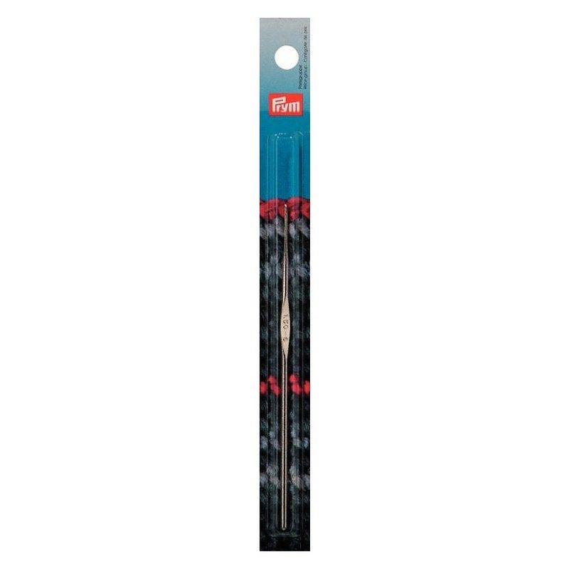 Prym H&auml;kelnadel ohne Griff, silber 0.75 mm, Karte