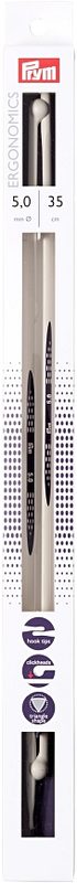 Prym Jackenstricknadeln ergonomics 5.00 mm, 35 cm, Kunststoff