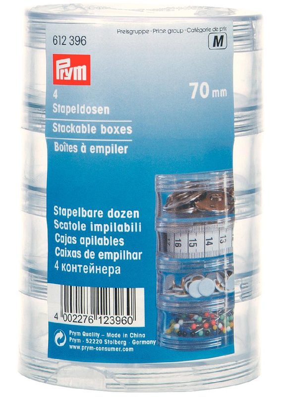 Prym Stapeldosen 70 mm, Set 4 Stk.