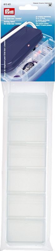 Prym Click Box Jumbo Sortiereinsatz 39.8 x 25.7 x 6.7 cm, Karte 1 Stk.