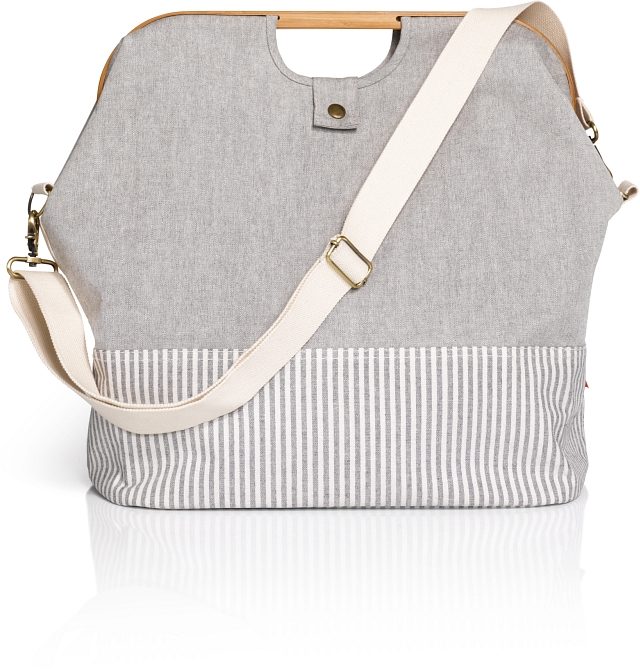 Prym Store & Travel Bag canvas & bamboo S grau