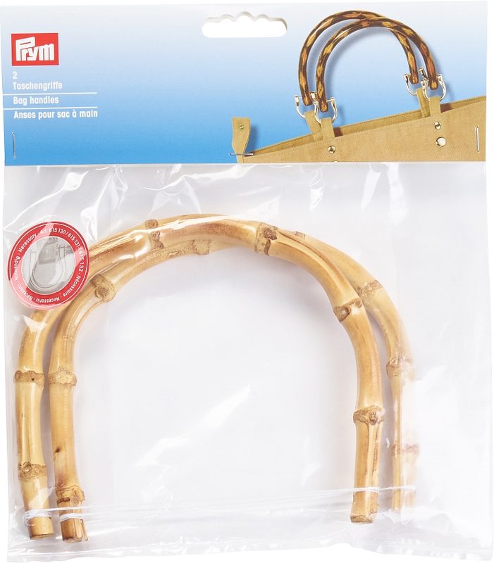 Prym Taschengriffe Kim, natur Karte 2 Stk.