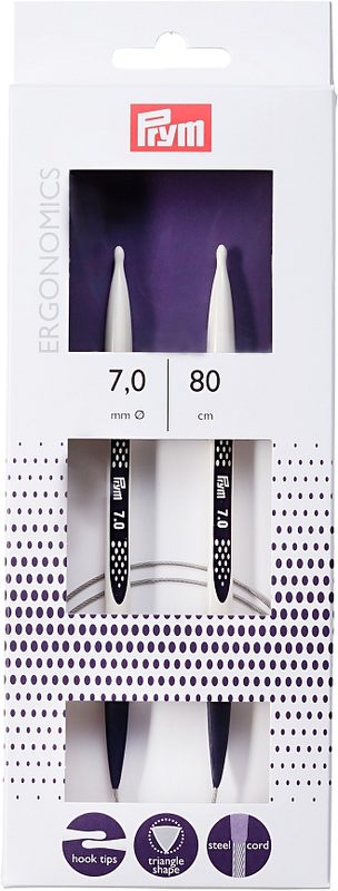 Prym Rundstricknadel ergonomics 7.00 mm, 80 cm