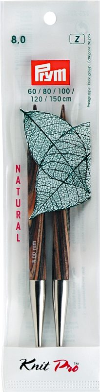 Prym Nadelspitzen Natural, farbig 8.00 mm, 12.8 cm, Birkenholz