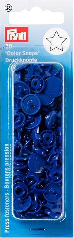 Prym Druckknopf Color Snaps, k&ouml;nigsblau 12.4 mm, Karte 30 Stk.