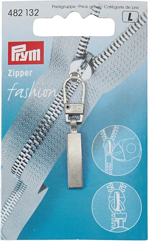 Prym Fashion-Zipper Classic, mattsilber Karte 1 Stk.