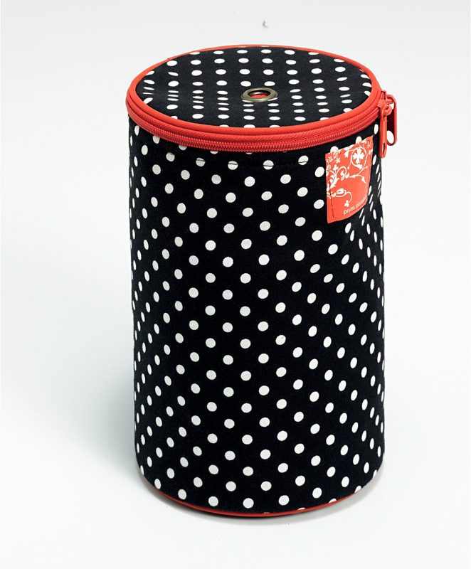 Prym Woll-Spender Polka Dots, schwarz/weiss Stk.