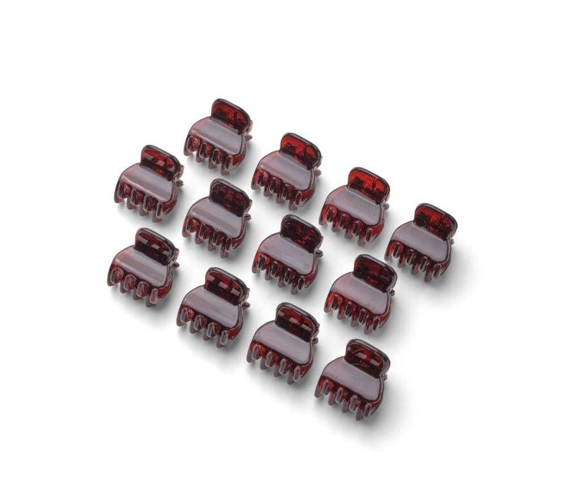 Trisa Mini Haarklammern 1.5 cm braun 12 Stk.