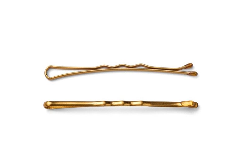 Trisa Haarklemmen gewellt 50mm gold 250 Stk.
