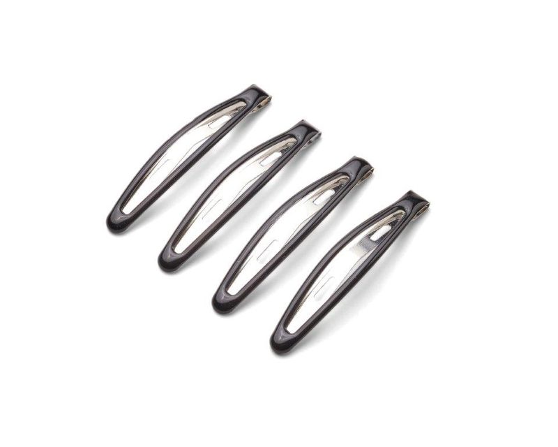 Trisa Haarschmuck - Click Clack, Click Clack Epoxy, 6cm, Black