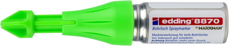 EDDING Bohrlocher Spraymarker 8870 004872 neongr&uuml;n, non-permanent
