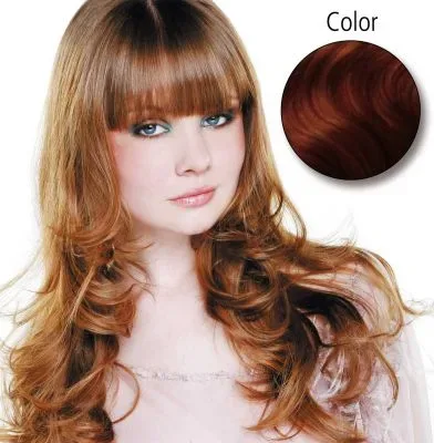 Balmain gewellt 45cm 133 dunkelkupfer 10 St&uuml;ck Echthaar Fill-In Extensions