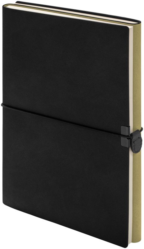 KOLMA Notizbuch Smooth A5 06.442.20 2in1 schwarz/gr&uuml;n 224 Blatt