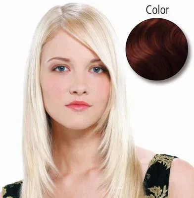 Balmain Straight 45cm 33 licht kastanie 10 St&uuml;ck Echthaar Fill-In Extensions