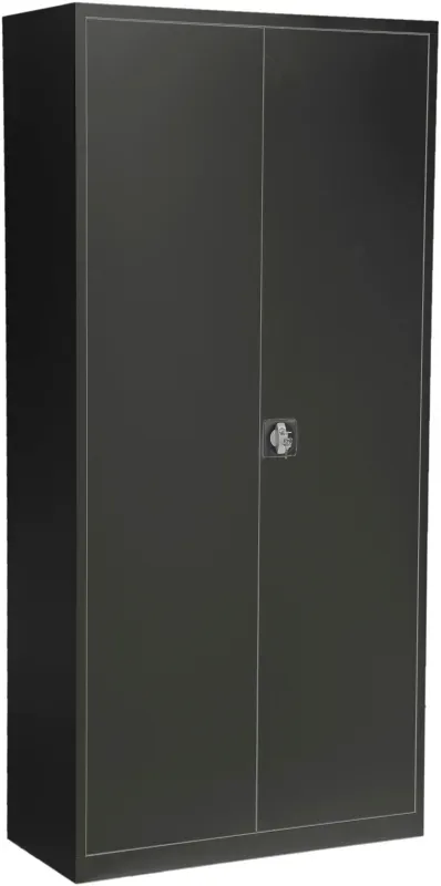 EDGY Fl&uuml;gelt&uuml;renschrank 2297/9005 5 OH, schwarz