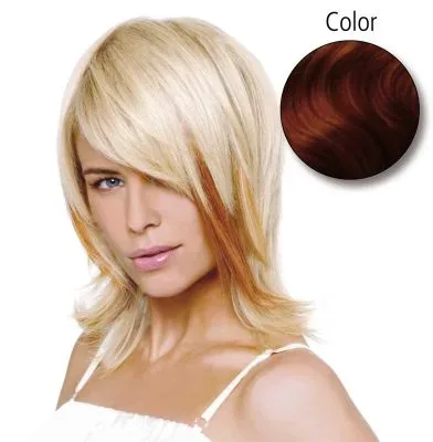 Balmain natur glatt 40cm 133 dunkelkupferblond 12 St.Echthaar Fill-In Extensions