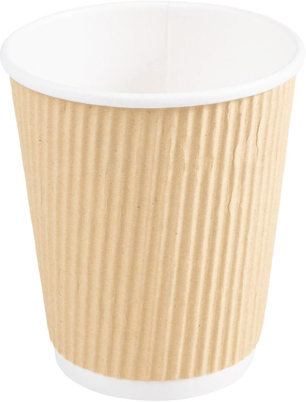 ELCO Coffee to Go Becher 2dl 89221800-097 braun, gerippt, 10Stk. braun, gerippt, 10Stk.