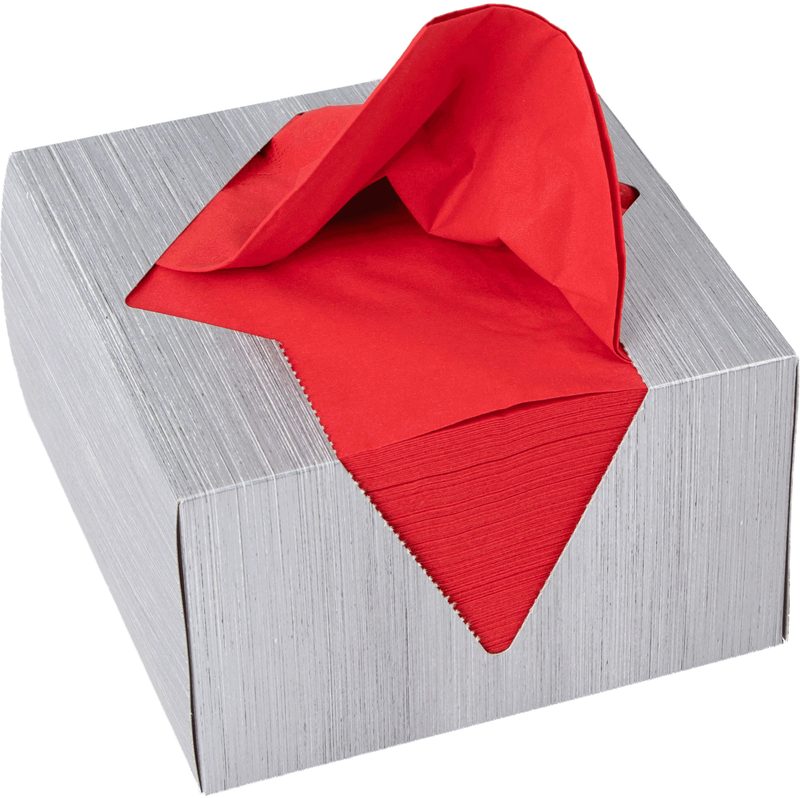 ELCO Serviettenbox 33x33cm 33401100-201 3-lagig, rot 100Stk. 3-lagig, rot 100Stk.