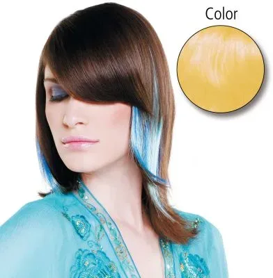 Balmain Straight Fantasy 45cm yellow 10 St&uuml;ck Echthaar