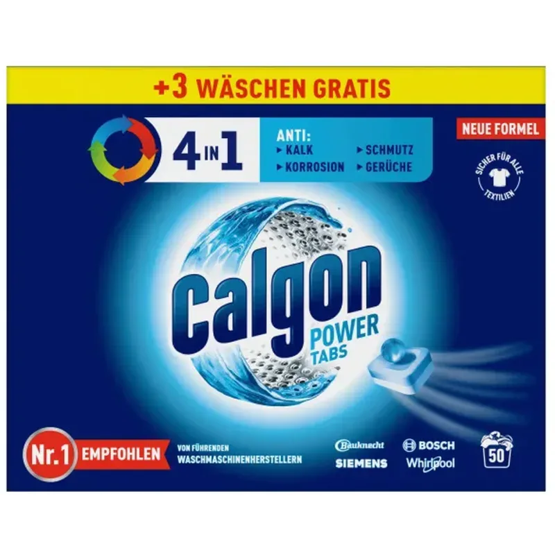 CALGON Tabs 3247919 4in1 50 Tabs