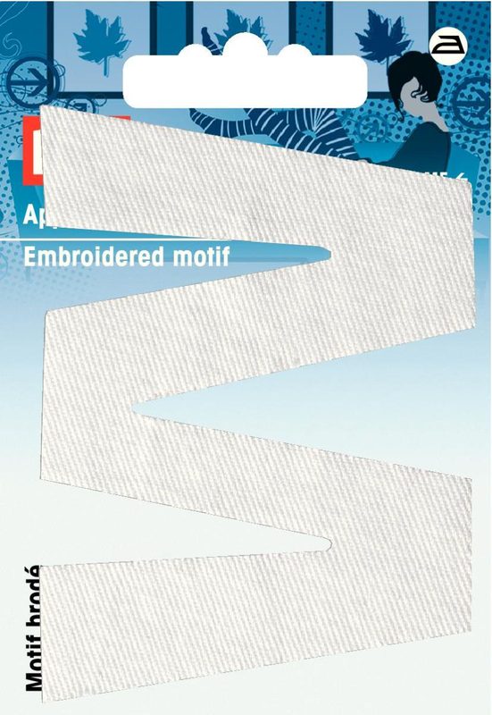Prym Applikation Buchstabe W, weiss