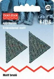 Prym Applikation Dreiecke, grau