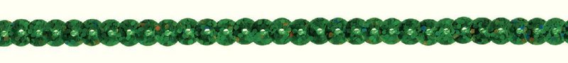 Prym Paillettenborte irisierend, gr&uuml;n 6 mm, Coupon 3 m