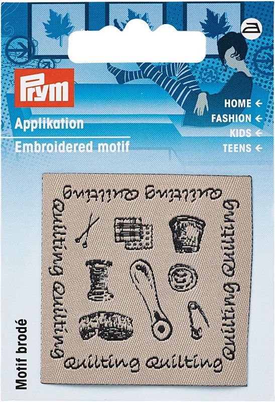 Prym Applikation Label Handmade Quilten, Nostalgie