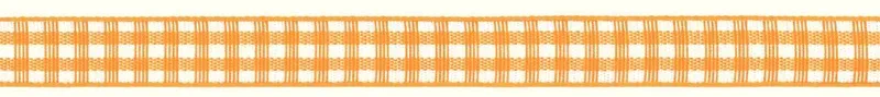 Prym Dekoband kariert, gelb/weiss 10 mm, Coupon 4 m