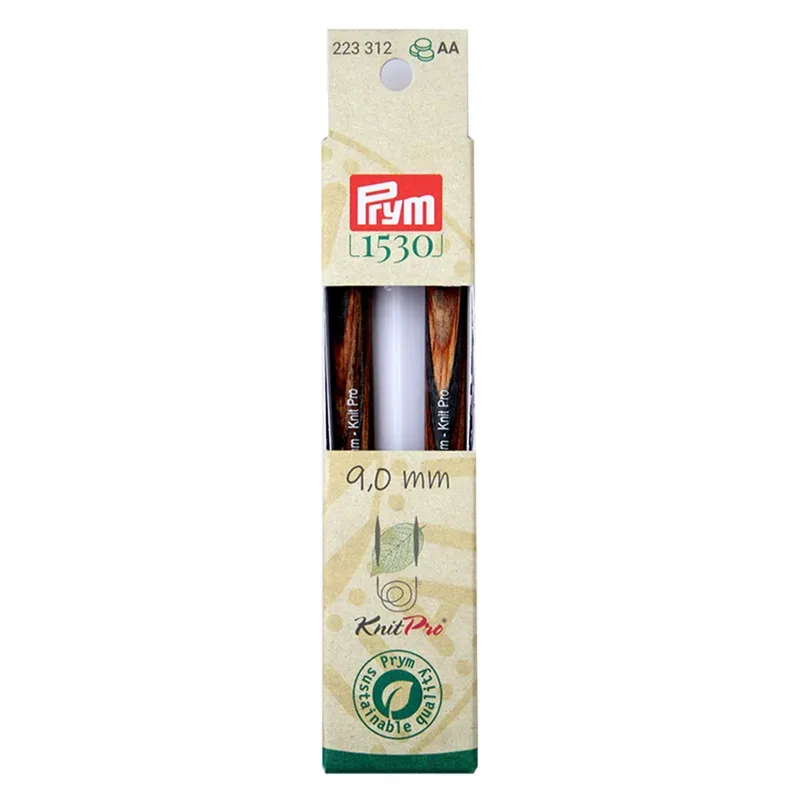 Prym 1530 Nadelspitzen lang 9.00 mm, 12.8 cm, Birkenholz