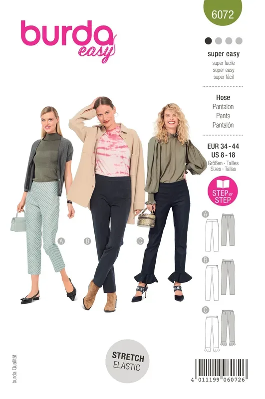 Burda Schnittmuster, Hosen