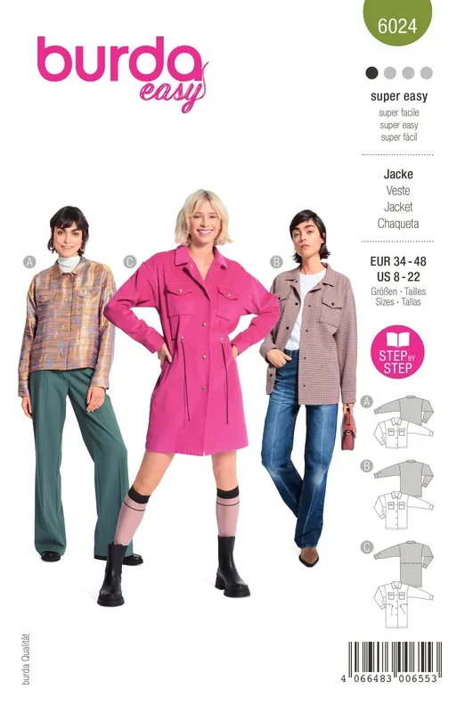 Burda Schnittmuster, Jacke