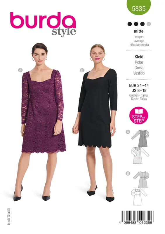 Burda Schnittmuster, Kleid