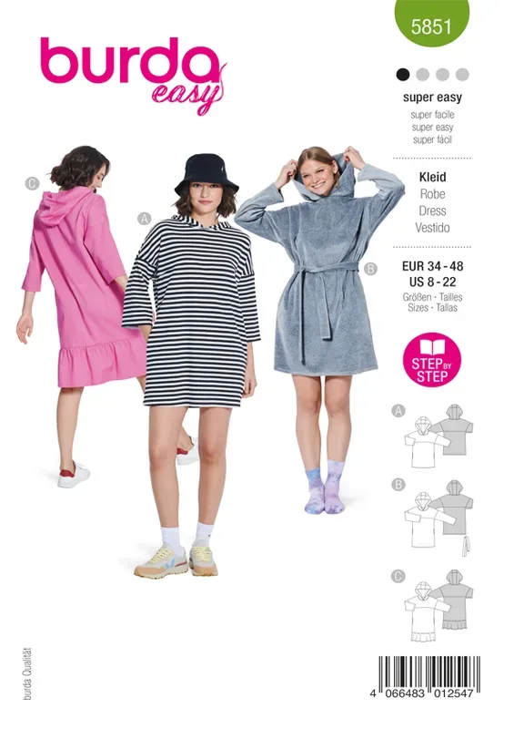 Burda Schnittmuster, Kleid