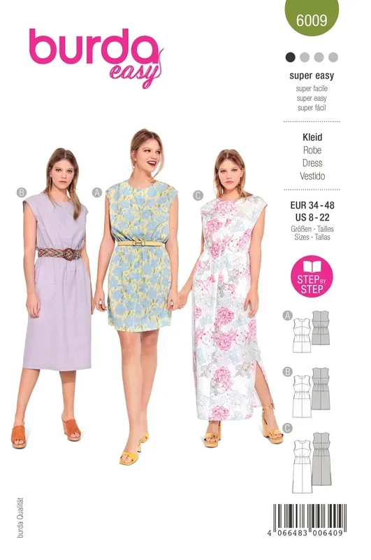 Burda Schnittmuster, Kleid