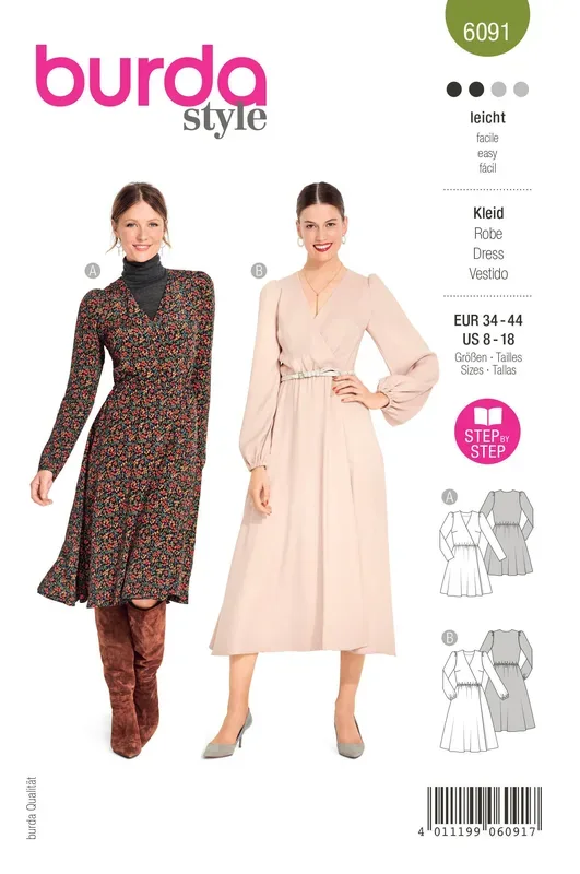 Burda Schnittmuster, Kleid