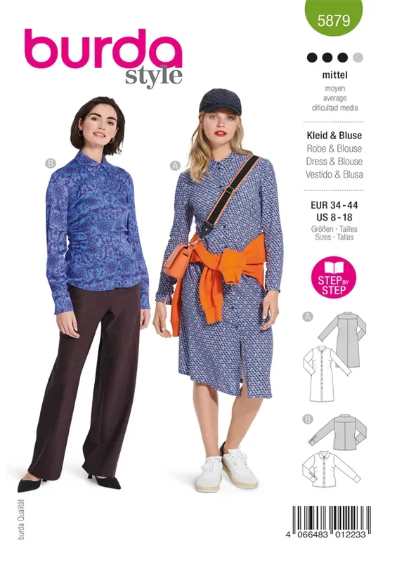 Burda Schnittmuster, Kleid & Bluse