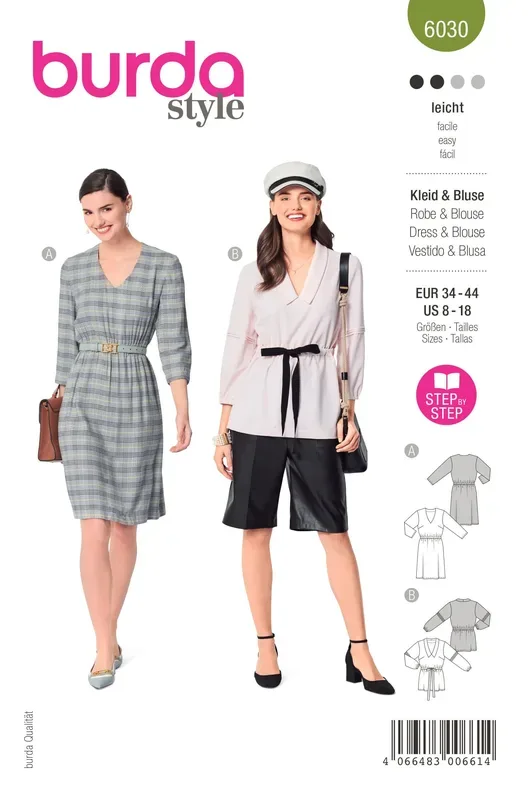 Burda Schnittmuster, Kleid & Bluse