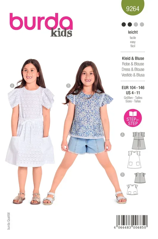 Burda Schnittmuster, Kleid & Bluse