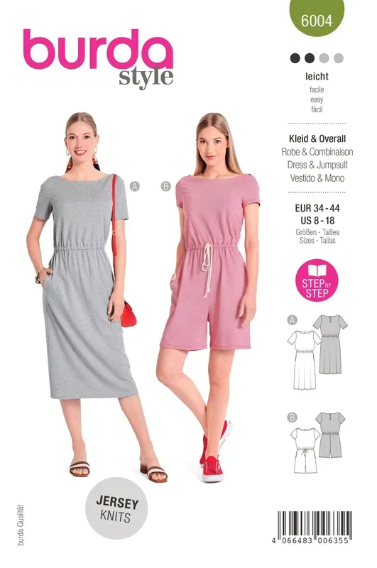 Burda Schnittmuster, Kleid & Overall