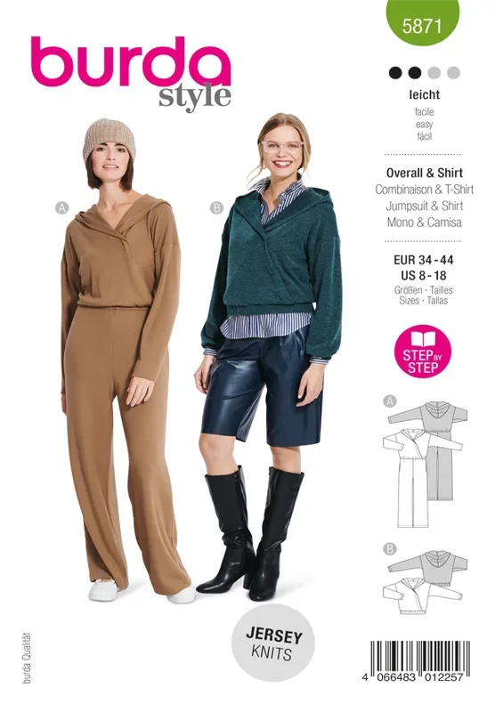 Burda Schnittmuster, Overall & Shirt