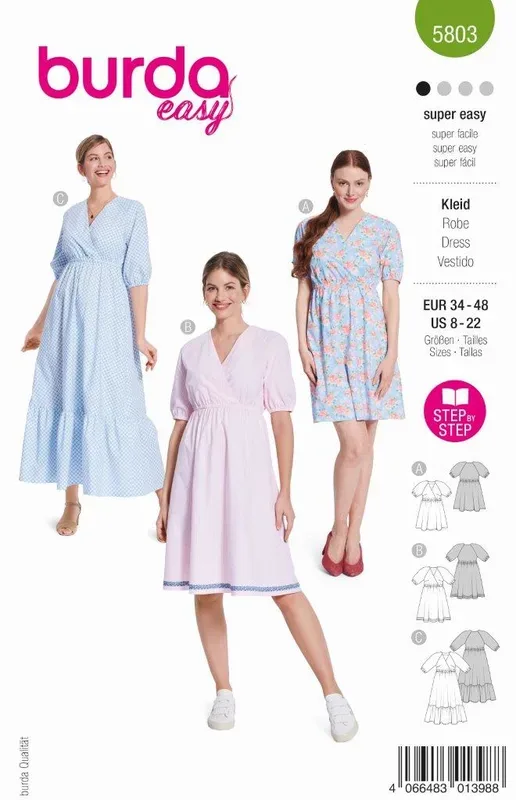 Burda Schnittmuster, Kleid