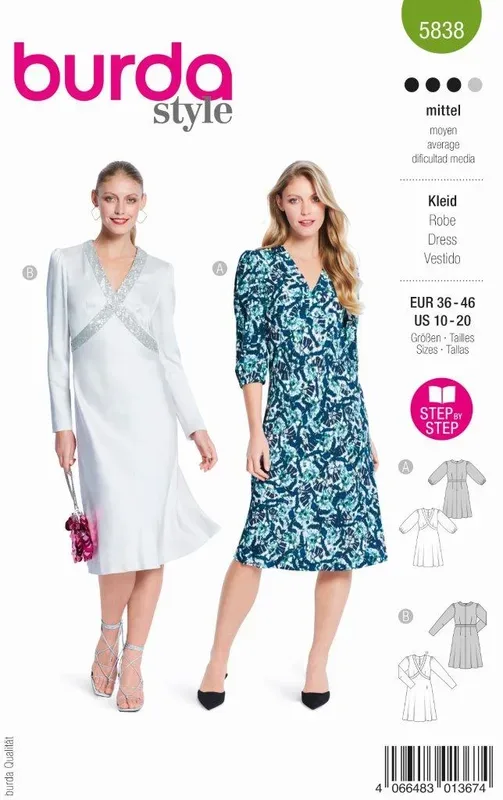 Burda Schnittmuster, Kleid