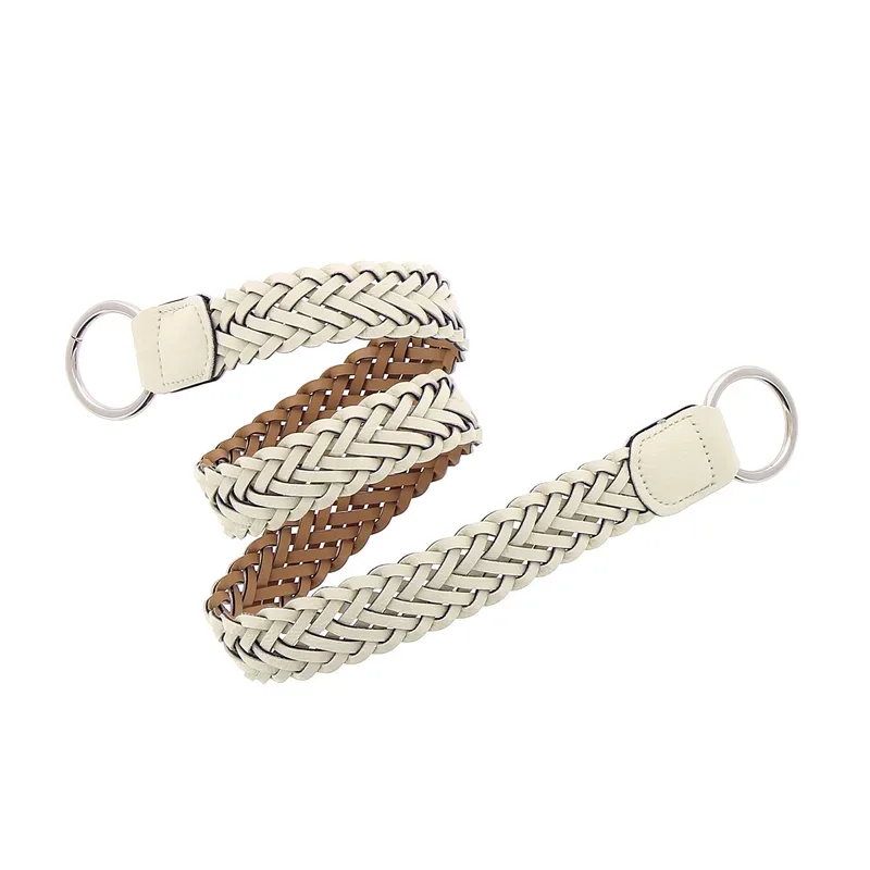 Hoooked Taschengriff geflochten, Crema 85 cm