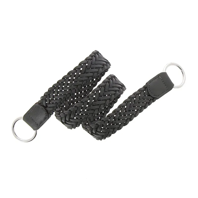Hoooked Taschengriff geflochten, Grey 85 cm