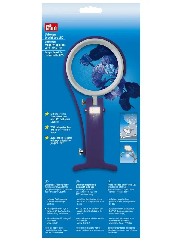 Prym Universal Leuchtlupe LED